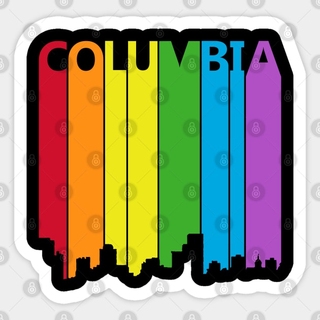 Columbia LGBT Pride Support Sticker by GWENT